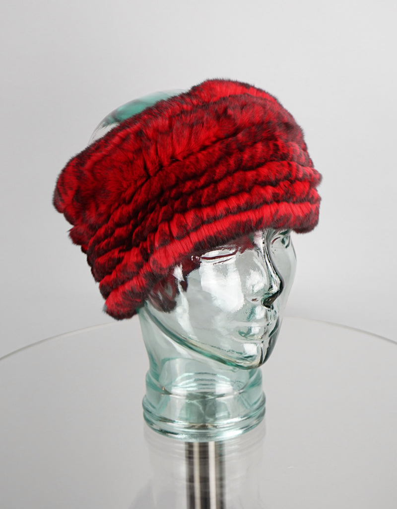 Stretch Headband- Red Black