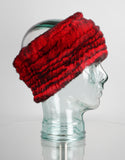 Stretch Headband- Red Black