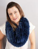 Stretch Cowl- True Blue