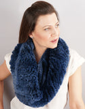 Stretch Cowl- True Blue