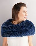 Stretch Cowl- True Blue