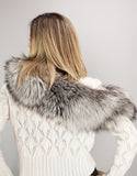 Lux Fur Collar- Silver