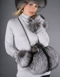 Forever Elegant Purse Muff- Silver