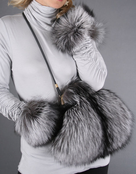 Forever Elegant Purse Muff- Silver