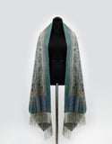 Cashmere Shawl-Turquoise
