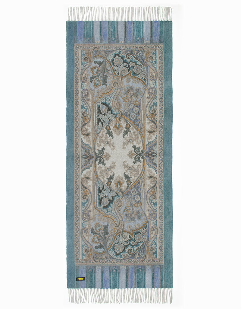 Cashmere Shawl-Turquoise