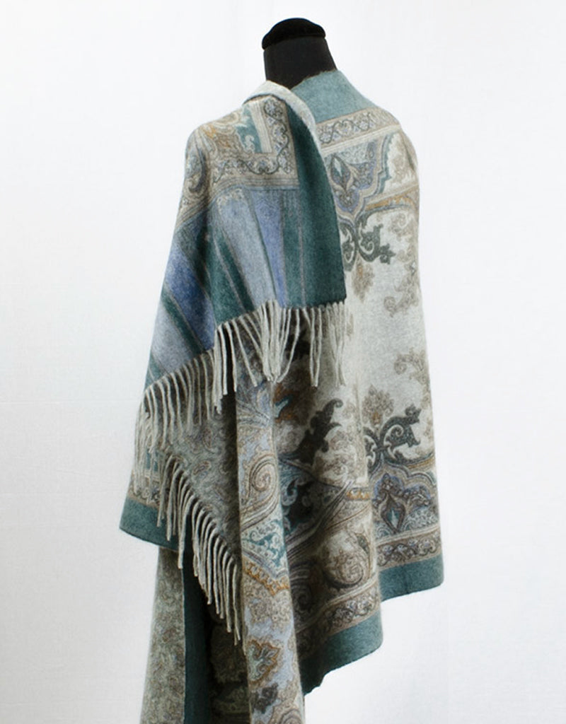 Cashmere Shawl-Turquoise