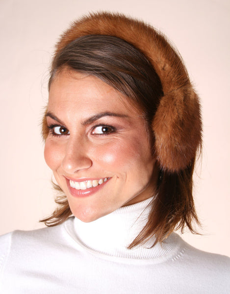 Mink All Fur Earmuff-  Whiskey