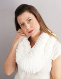 Stretch Cowl - White