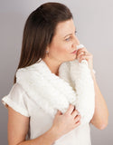Stretch Cowl - White
