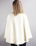 Belted Modern Cape/Jacket -Camel Melange