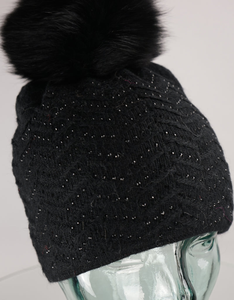 Chevron Toque - Black