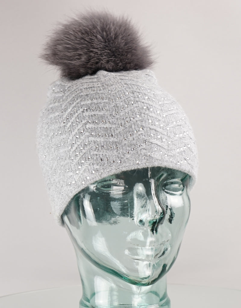Chevron Toque - Grey