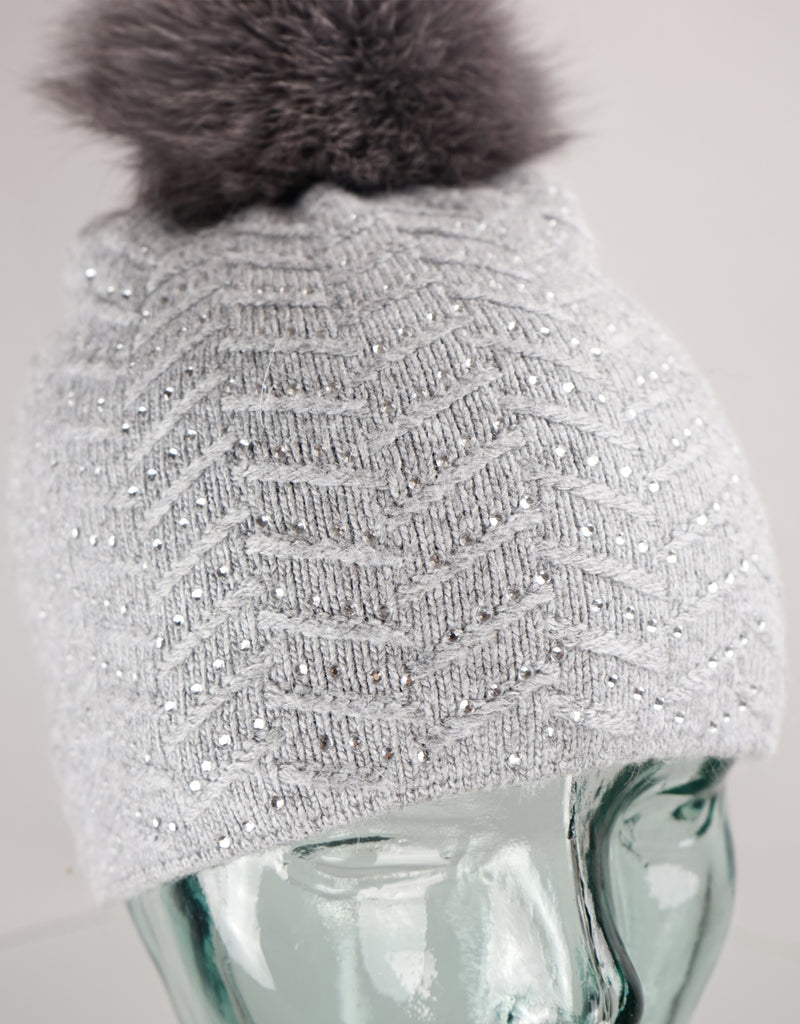 Chevron Toque - Grey